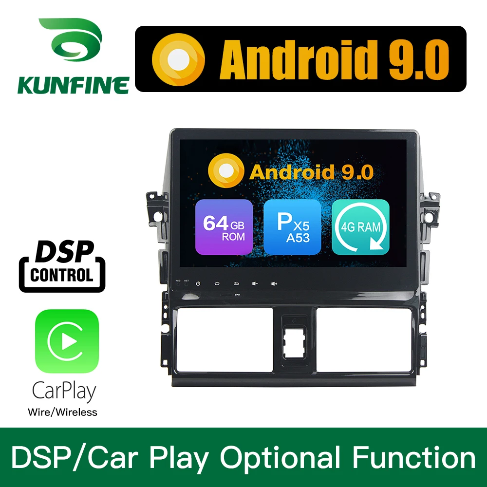 Android 9 0 Восьмиядерный 4 Гб ОЗУ 64 ПЗУ автомобильный DVD GPS мультимедийный плеер