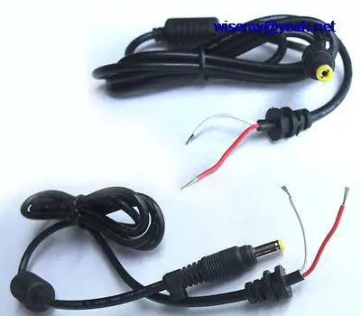 

DHL/EMS 50PCS 11mm x 4.8 X 1.7mm DC Power Plug Cable Connector 1.2M for Notebook Computer-A8