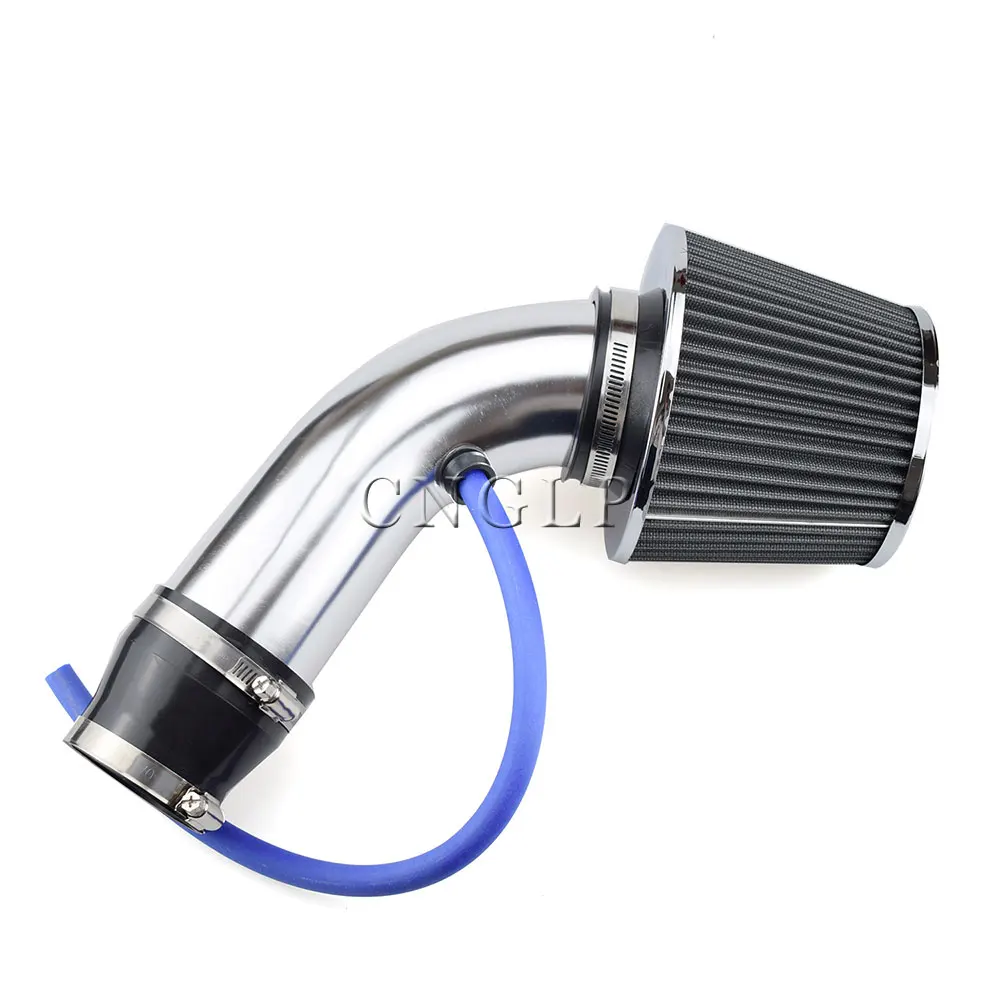 Full Set 3" 76mm Car Cold Air Intake System Turbo Induction Pipe Tube Kit car filter With Air Filter Cone High Flow Performace Racing