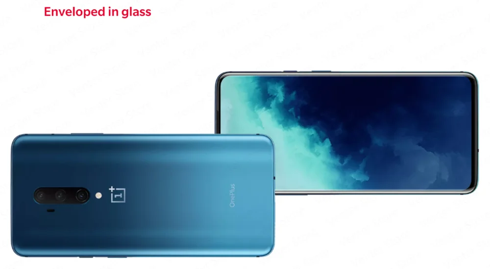 OnePlus 7T Pro Global ROM Snapdragon 855 Plus 8GB 256GB 6.67'' Fluid AMOLED 90Hz Refresh Rate Screen 48MP Triple Cam 4085mA
