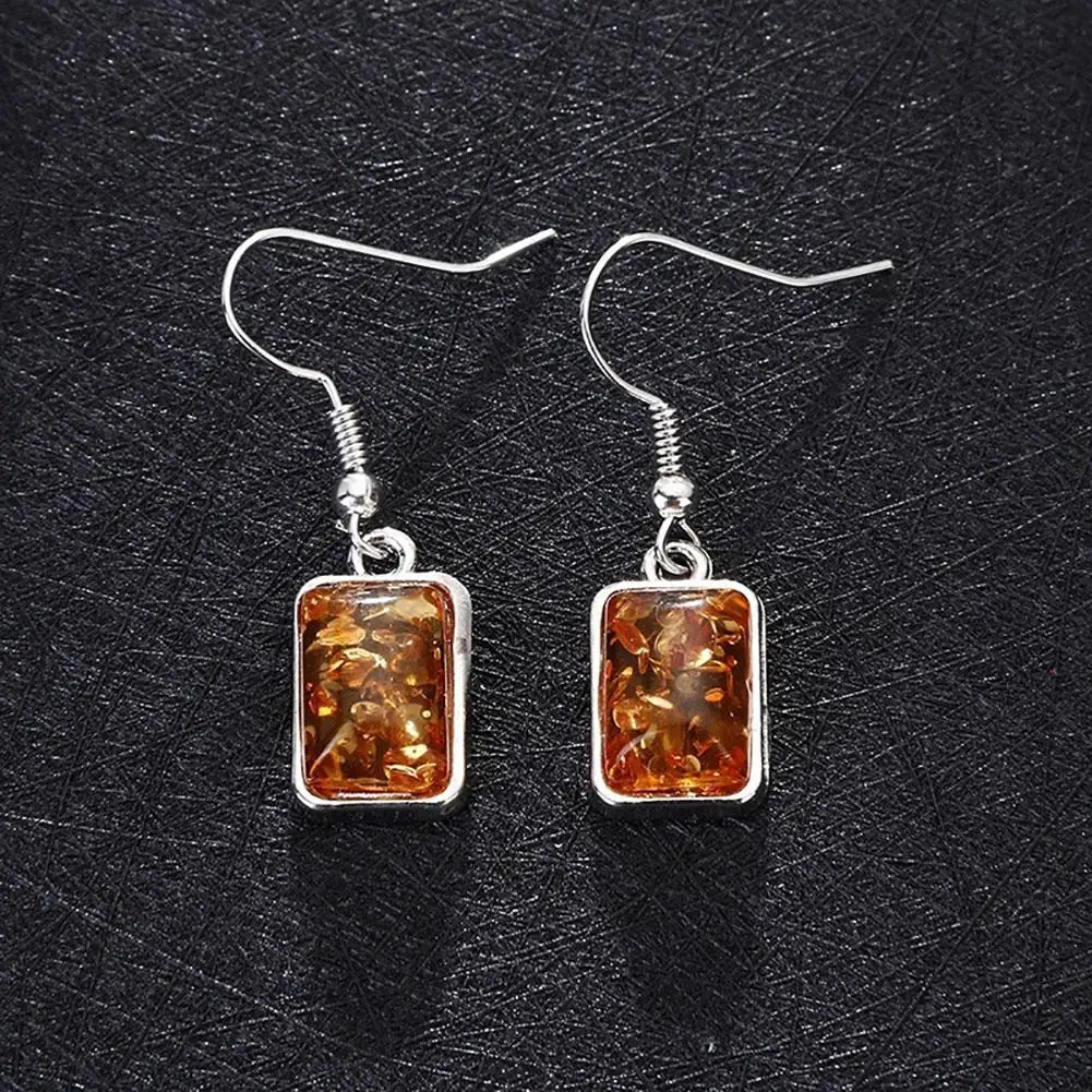Square Oval African Style Women Necklace Hook Earrings Party Jewelry Set jewelry sets jewelry set women earrings chain necklace
