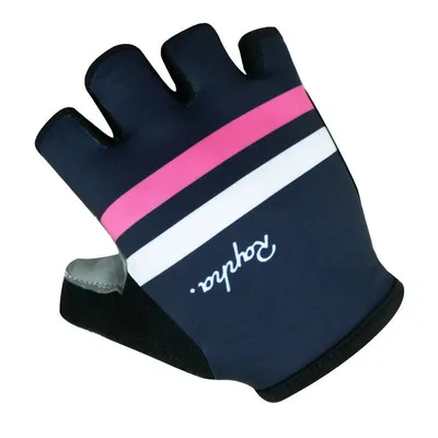 Новая команда Велоспорт Rapha перчатки Ciclismo Ropa велосипедные перчатки противоударные половина пальцев перчатки летние спортивные перчатки - Цвет: Зеленый