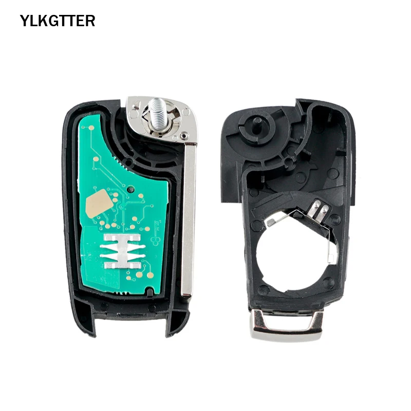 YLKGTTER 3 кнопки дистанционного ключа для Opel/Vauxhall Astra J, Corsa E, Insignia, Zafira C, 2009- 433 МГц Автоматический Дверной замок управления