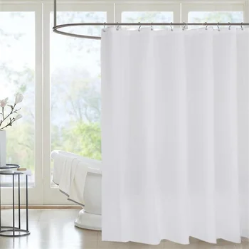 

Bathroom Shower Curtain Hotel Heavy Weight Shower Curtain Polyester Waterproof And Mildew Free Solid Color Shower Curtains