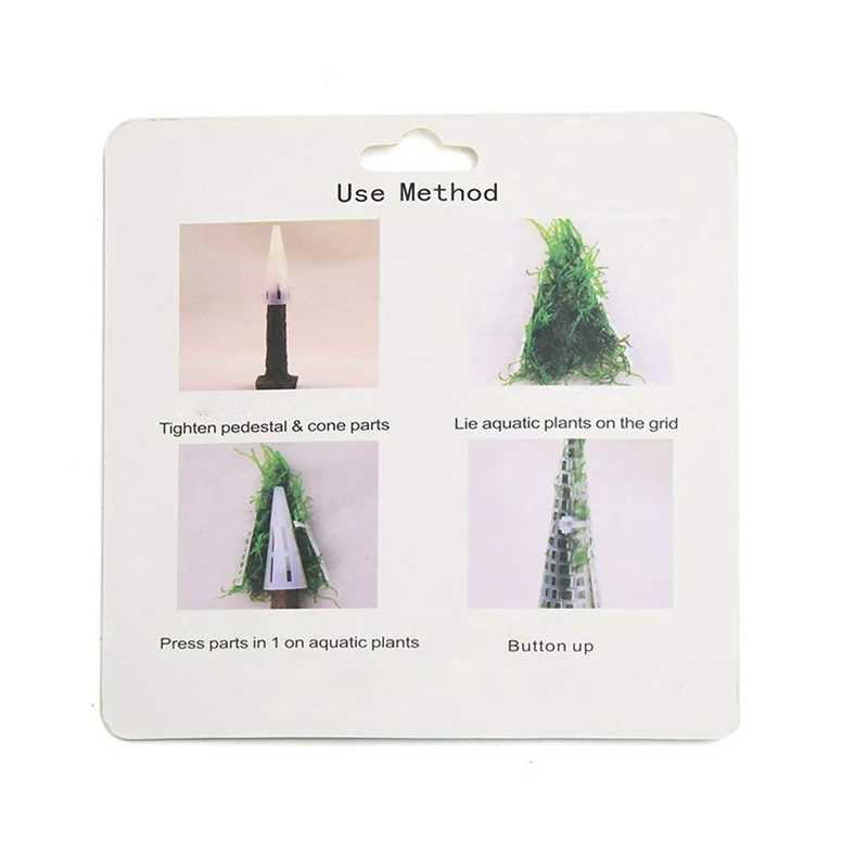 Aquarium Green Moss Tree Simulation Christmas Tree Fish Tank Decor Landscape Ornament