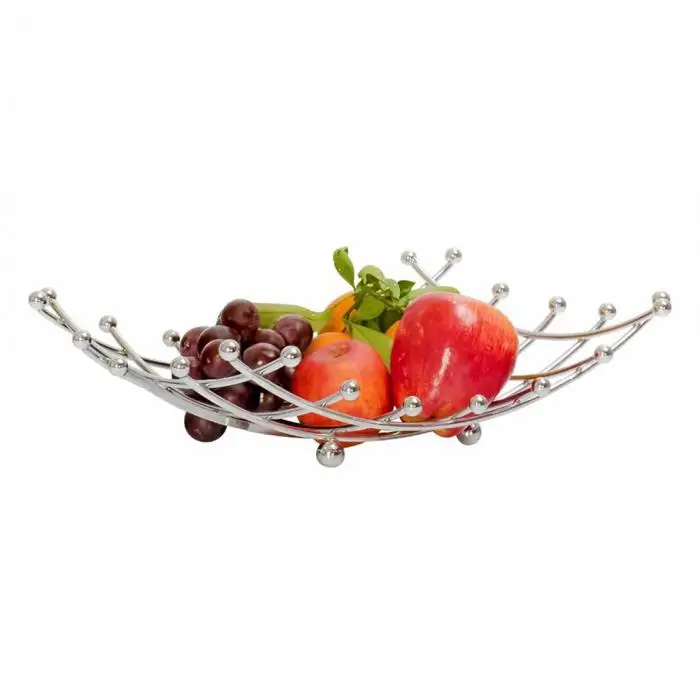 Convenient Fruit Basket Bowl Vegetable Rack Storage Stand Holder Apple Oran E7Y5