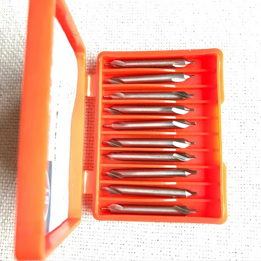 

Free shipping of 10pcs/set HSS made 172 model type A 1.0-3.0mm center drills for die steel,copper,aluminum, zinc etc processing.
