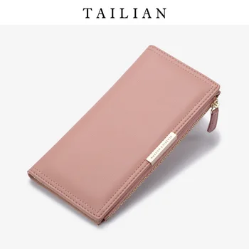 

2020 New Style Korean-style Long Wallet Card Bit More Trendy Zip-up Women's Wallet