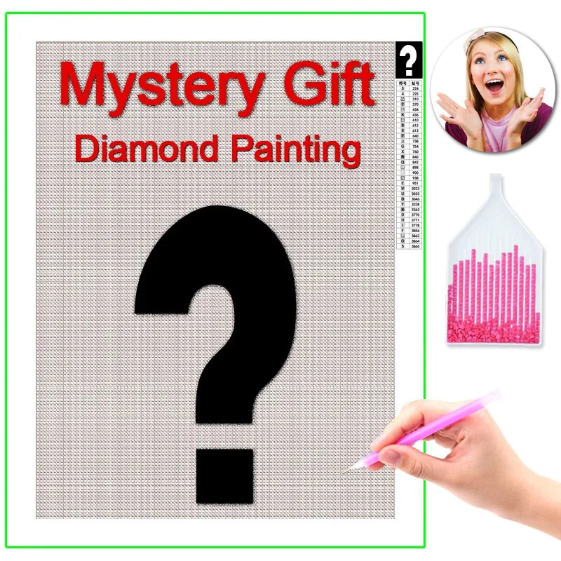 HOMFUN Different Styles Pictures DIY Diamond Painting Mysterious Diamond Embroidery Cross Stitch 5D Home Decor
