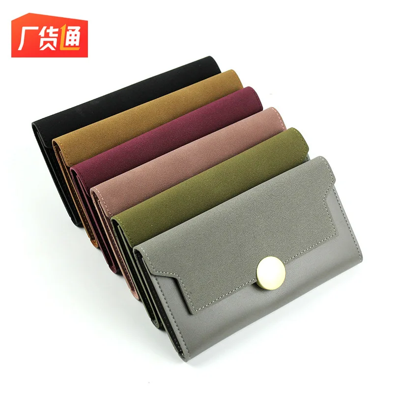 

2019 Hot Selling INS Online Celebrity Women's Wallet Documents Credit Card Business Card Wallet Large Capacity Clutch Bag