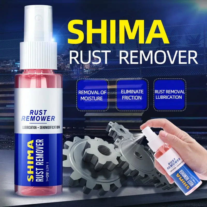 

80ml Rust Remover Window Rust-proof Lubrication Inhibitor Wheel Hub Screw Derusting Spray for Metal Parts Car Maintenance Clean
