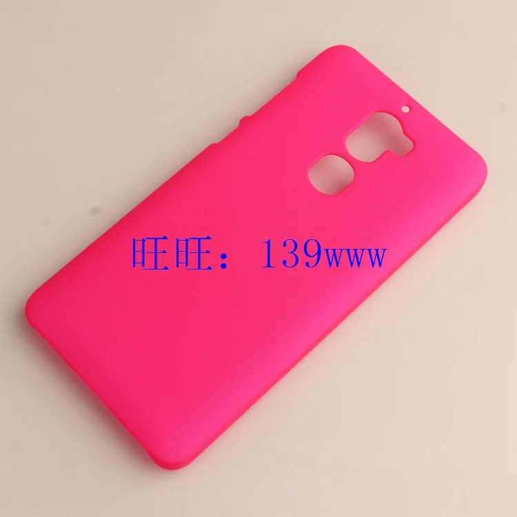 Розово-красный Coolpad R116 цветное масло покрытием резиновый матовый жесткий кейс для LeEco Coolpad Cool 1 R116 двойной C106 c106-7 C106-9 LeRee Le3 - Цвет: Розово-красный