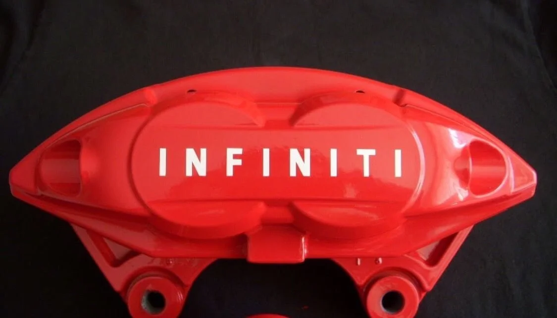 Наклейка на суппорт для INFINITI Виниловая наклейка Hi Temp набор из 6 шт. (любой цвет) |