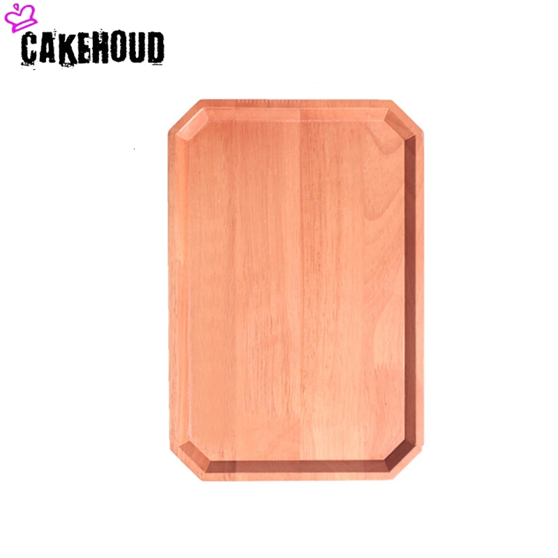 CAKEHOUD китайская кухонная мебель поддон для хранения продуктов посуда поднос домашняя твердая деревянная тарелка для фруктов, выпечки Десерт обслуживание лоток