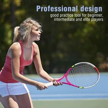 

Durable Single Tennis Racket, Aluminum Alloy Material, Rust-proof and Durable, An Excellent Gift To Improve Tennis Skills