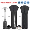 Patio Heater Cover Heavy Duty Waterproof Gas Pyramid Standup Outdoor Furniture Protector All-Purpose Covers With Zipper 1