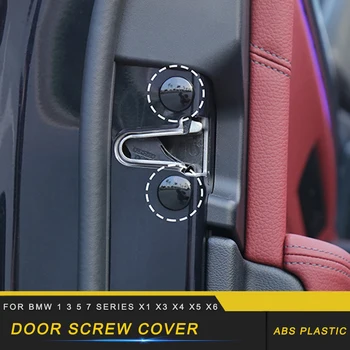 

Car Accessories Door Lock Screw Cap Protector Cover Trim Sticker Frame Interior Decoration for BMW 1 3 5 7 Series X1 X3 X4 X5 X6