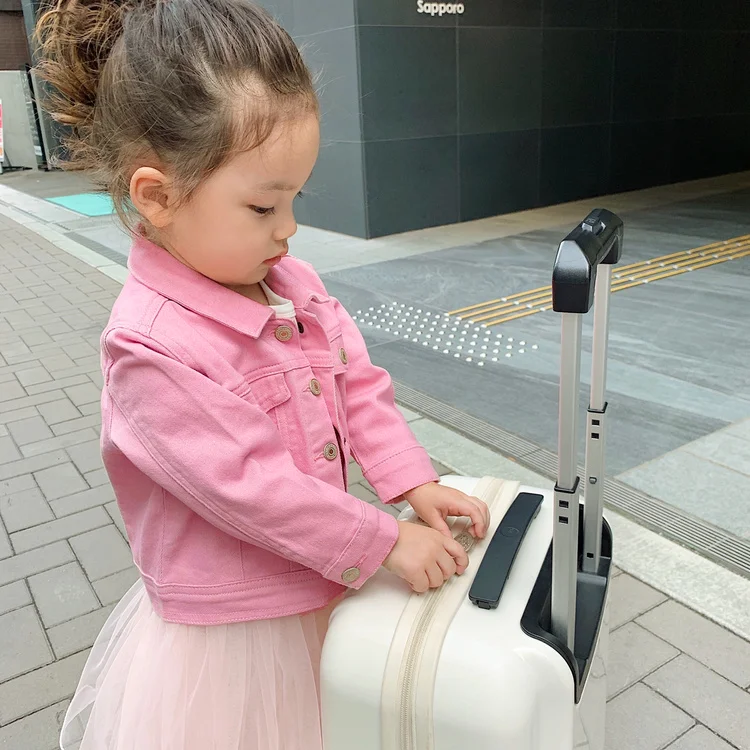 Menina do Bebê Primavera Nova Menino Moda Legal Denim Cabolsa Algodão Doce Cor Crianças Jaquetas Cabolsas Roupas Casuais 2020 4 2020 primavera nova menina do bebê menino