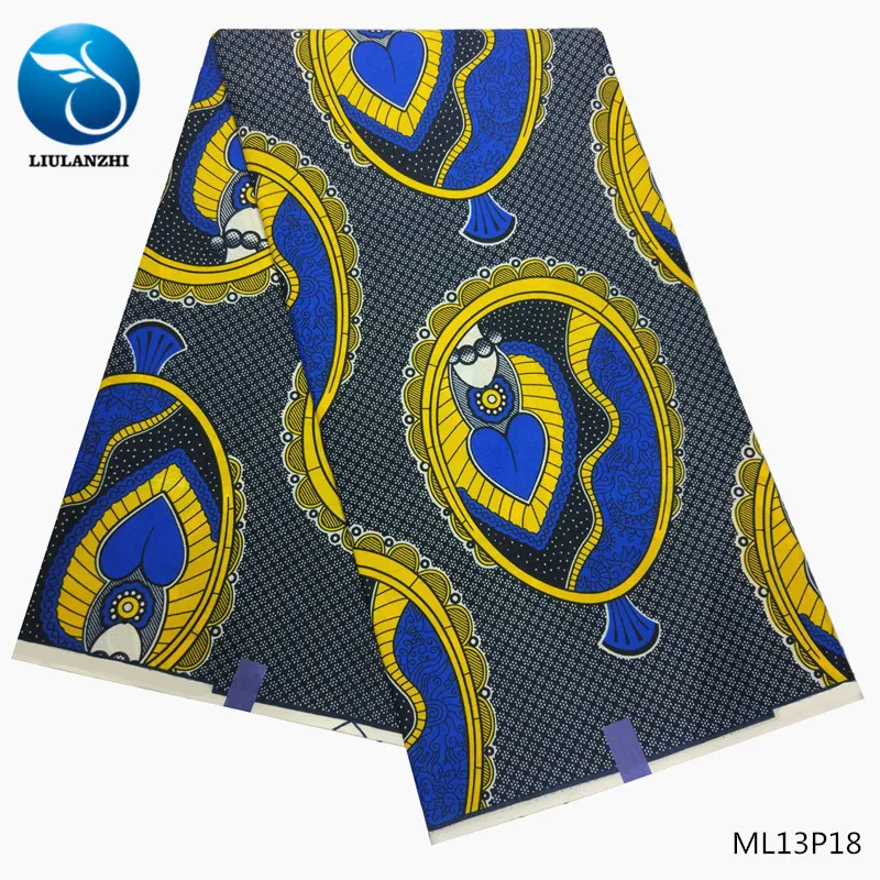 Воск liulanzhi Африканский нигерийский хлопок воск ткань для ткани Анкара ткань ML13P28