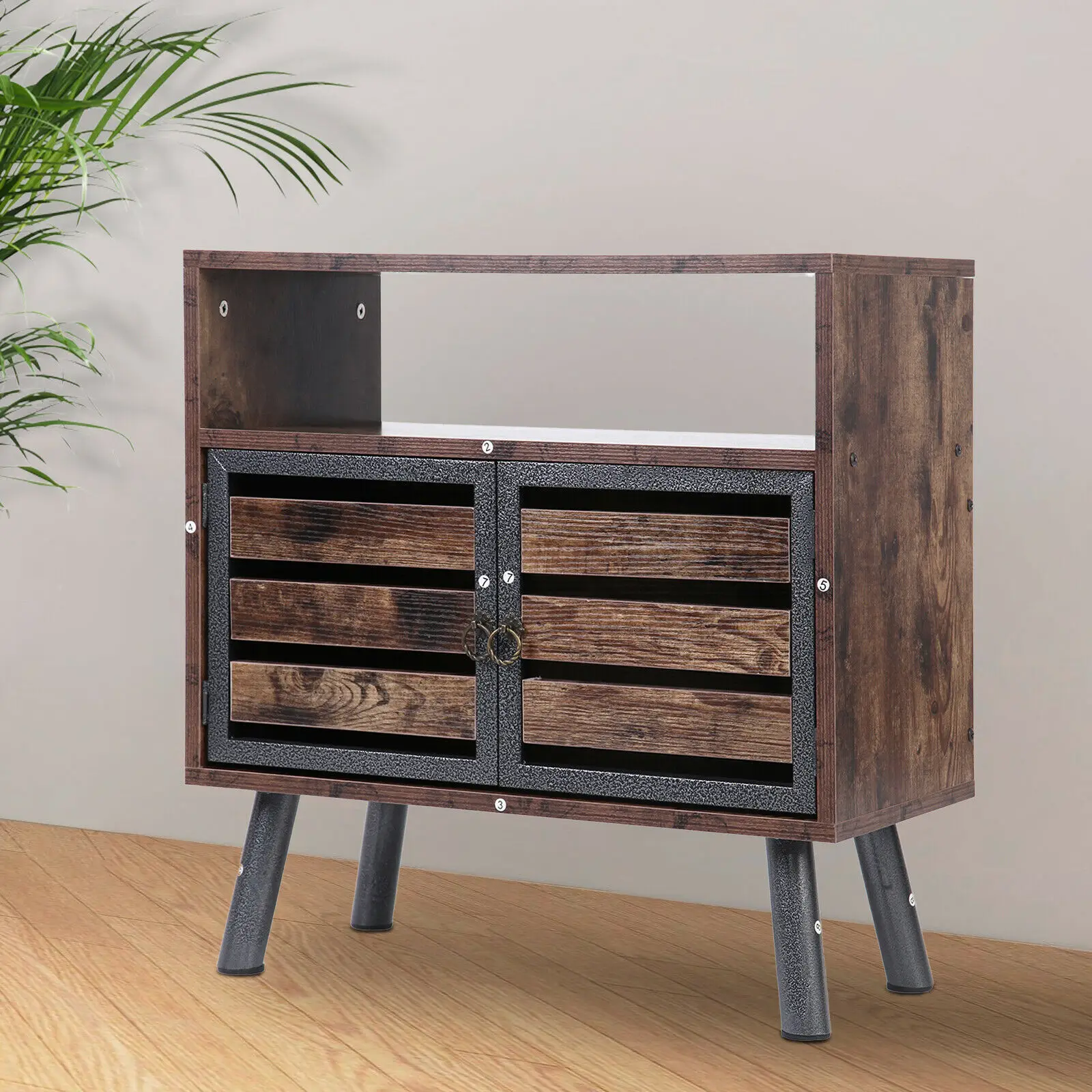 Yonntech Vintage Retro Side Table Rustic Bedside Cabinet Nightstand Sofa Bedside Nightstands Aliexpress