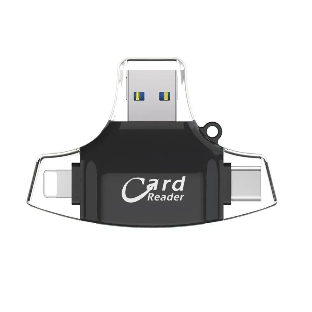4 в 1 TF кард-ридер для iOS/OS X/PC/OTG Android lot HOT UK
