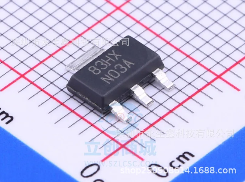 LM1117MPX-ADJ N03A SOT223