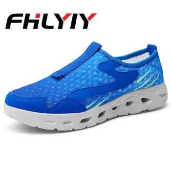 

Big Size Summer Outdoor Breathable Men Sneakers Soft Male Mesh Shoes Men Adult Slip on Walking Casual Quality Light Net Footwear