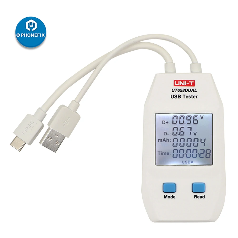 

UT658 USB Port Digital Meter Mobile Phone Power Digital Products Current Voltage Tester USB Voltmeter Power Meter USB Tester