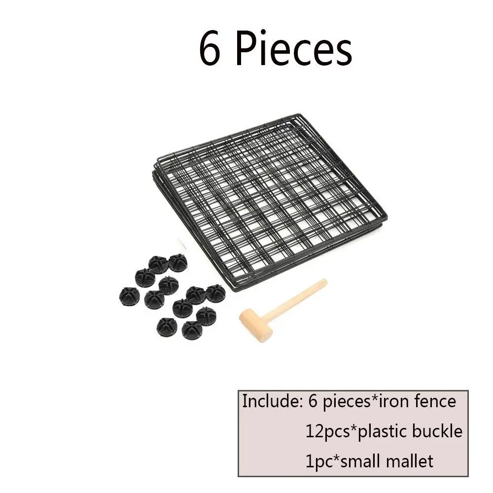 11Pet Playpen Bunny Cage Fence DIY Small Animal Exercise Pen Crate Kennel Hutch for Guinea Pigs & Rabbits Upgrade Version