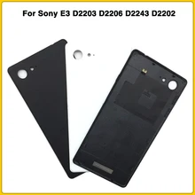 Задний корпус E3 чехол для sony E3 D2203 D2206 D2243 D2202 5,5 ''задняя батарея задняя крышка Батарейная дверь