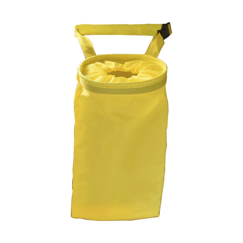 Автомобильный мусорный бак, герметичный пылезащитный чехол, коробка для автомобиля, ткань Оксфорд, заднее сиденье автомобиля, мусорный мешок, автомобильный мусорный мешок, портативный - Название цвета: Цвет: желтый