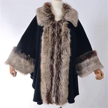 Winter Faux Fur Jacket Wrap Wedding Bolero Shawl Cape Bridal Shawl