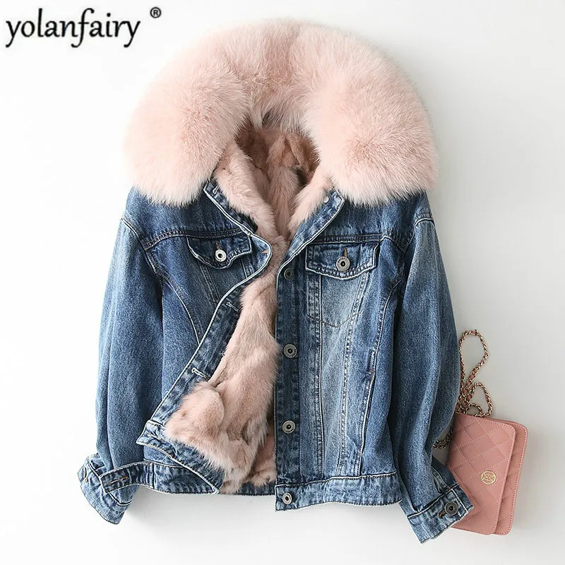 Парка пальто с натуральным мехом зимняя куртка для женщин натуральный Лисий мех