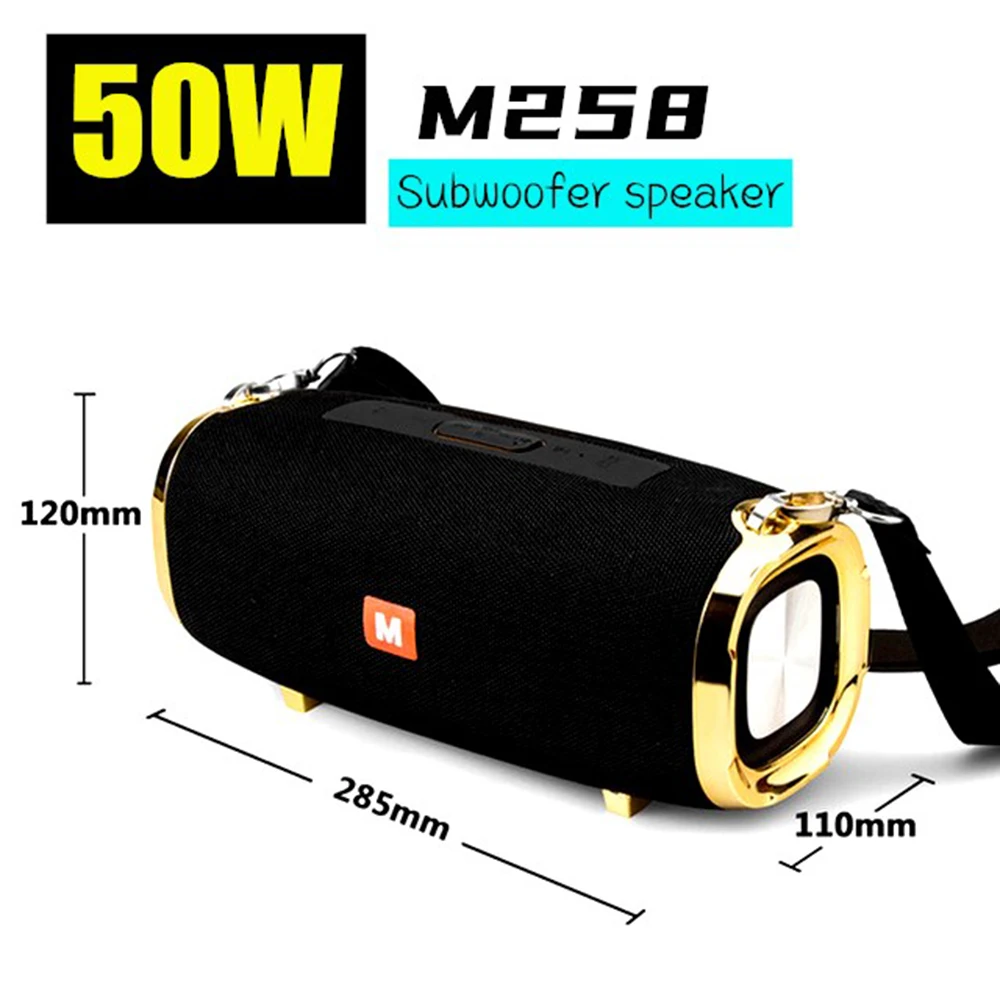 Wireless Bluetooth Speaker High Power 50W Portable