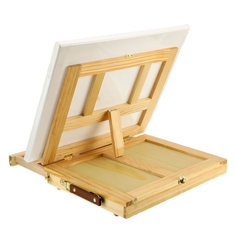 Складной деревянный стол мольберты переносная живопись художника ящик Многофункциональный светильник вес складной мольберт для хранения чемодана
