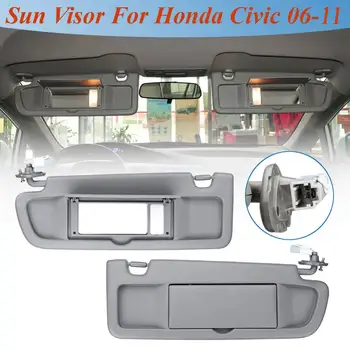 

Car Left Driver Side Sunvisor Sunshade Sun Shield Antidazzle Visor with light For HONDA for CIVIC 2006 2007-2011 83280-SNA-A01ZA