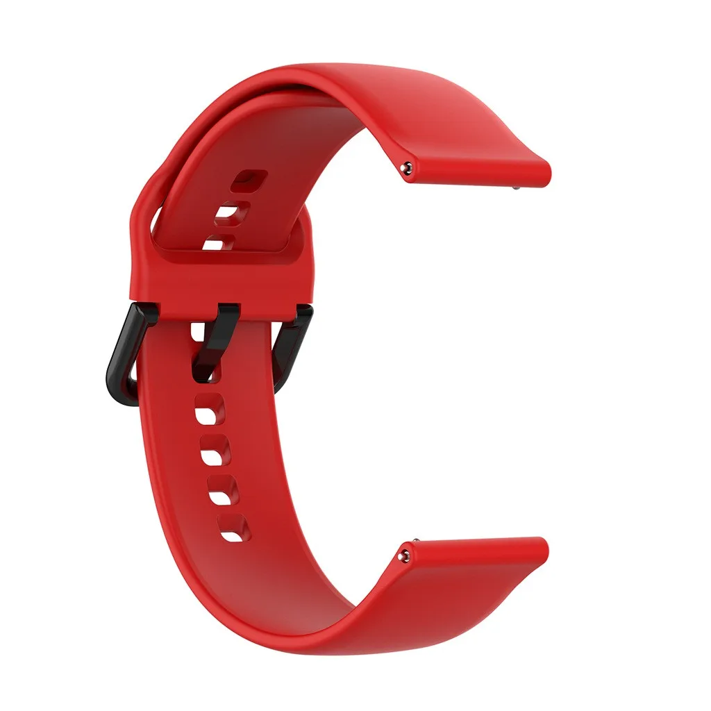 Силиконовый сменный ремешок для часов Ремешок для samsung Galaxy Watch Active 2 9,26 - Цвет: Красный