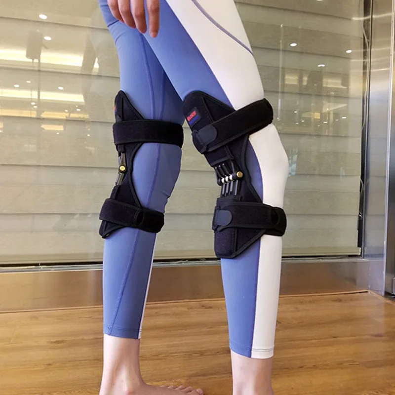 Поддержка суставов наколенники ремешок на коленную чашечку дышащие Нескользящие силовые подъемная пружина сила колена Booser сухожильная скобка полоса Pad для Ar