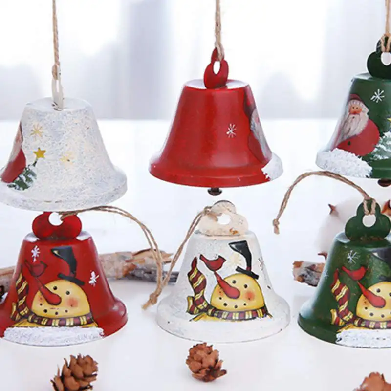 

2019 Christmas Hanging Bells Ornaments Christmas Tree Decorations Supplies navidad christmas decorations for home