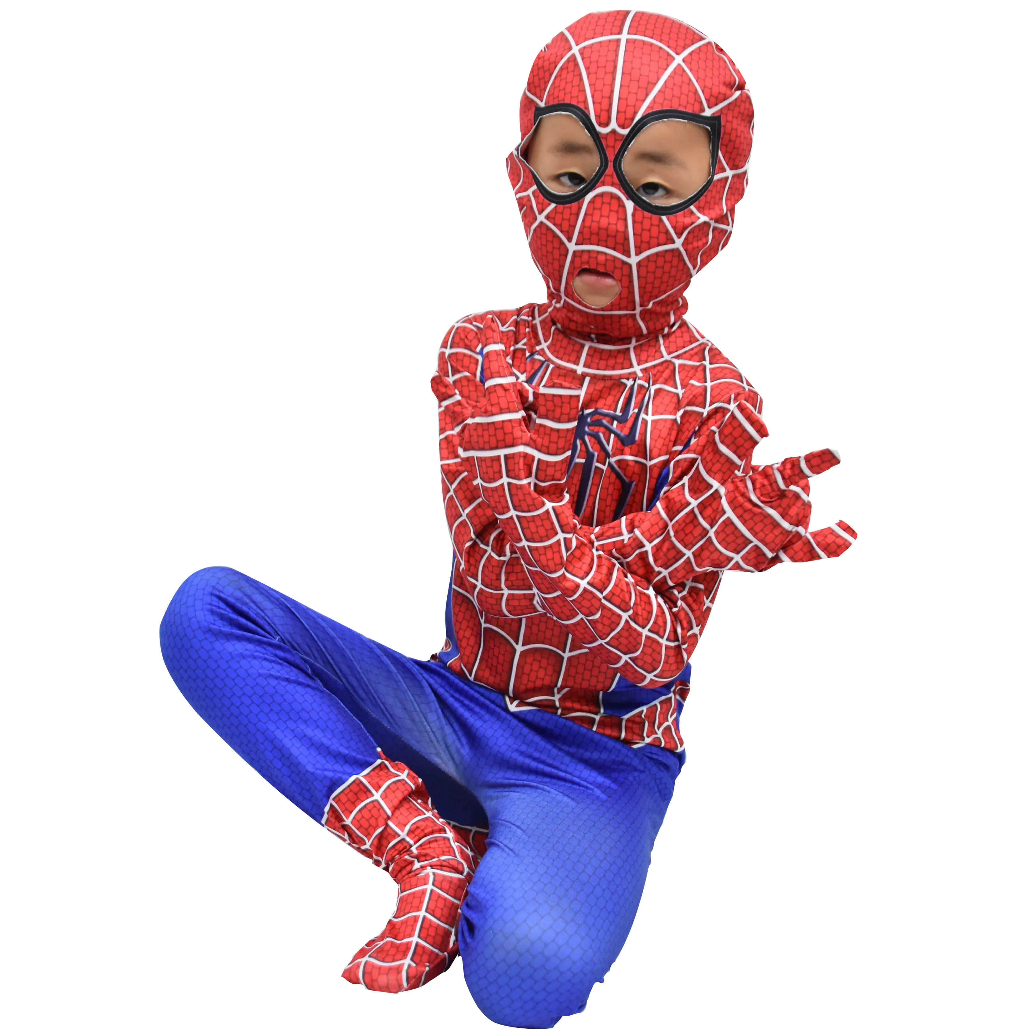 Детские костюмы, комбинезон Человек-паук, Супермен, костюмы на Хэллоуин, боди