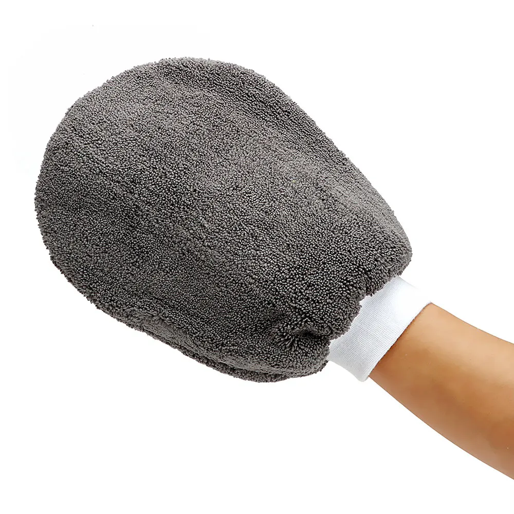 Vehemo 9pcs Grey Car Cleaning Supplies Car Wash Kit Cars Car Cleaning Kit Washing Glove Wheel Brush Universal Polishing