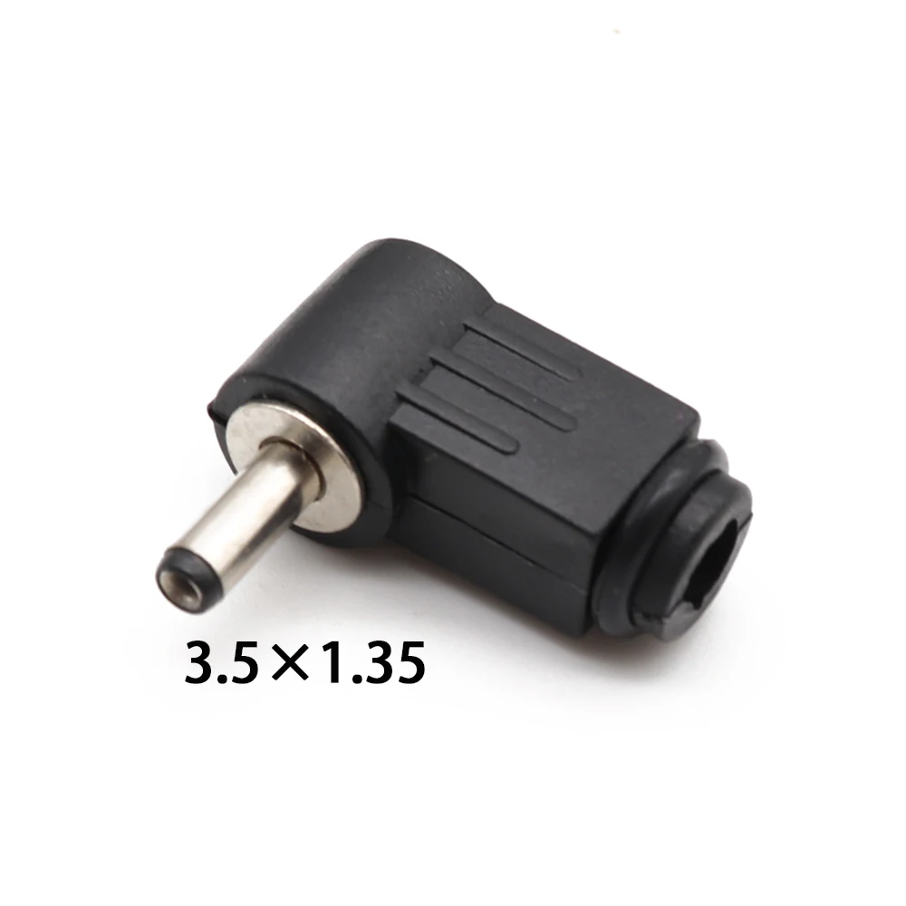 C DC power штекер Jack адаптер 90 градусов Штекер 5,5x2,1 мм 5,5x2,5 мм 4,8x1,7 мм 4,0x1,7 мм 3,5x1,35 мм 2,5x0,7 мм 2,0x0,6 мм x мм - Цвет: C