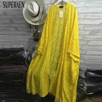 

SuperAen Europe Long Shirts Women Pluz Size Summer New 2020 Wild Ladies Blouses Bat-wing Sleeve Casual Women Clothing