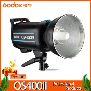 

Godox QSII Series QS400II 400Ws Strobe Flash Modeling Light, 5600K Color Temperature