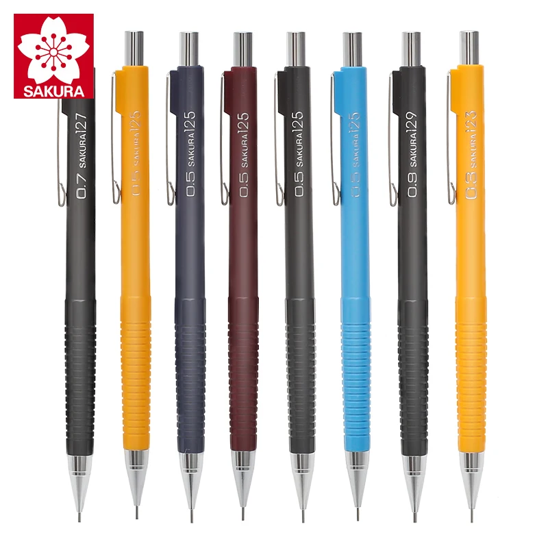 SAKURA студент механический карандаш 0,3/0,5/0,7/0,9 мм автоматический карандаш Карандаш для занятий эскиз школьные принадлежности XS-125