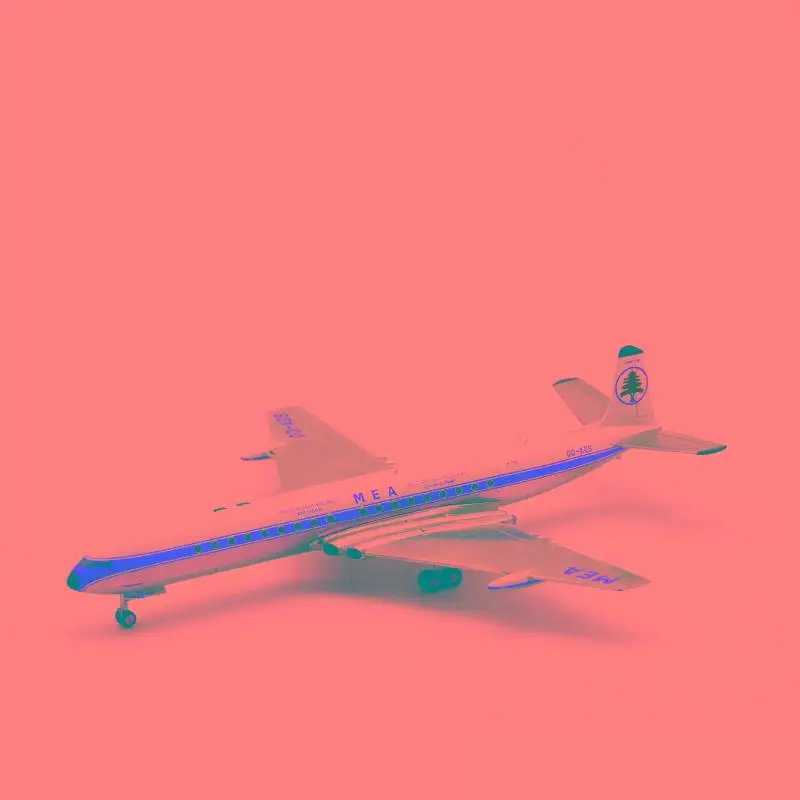 Inflight M.E.A DE HAVILLAND DH-106 комета 4C OD-ADS 1/200 литье под давлением модель самолета