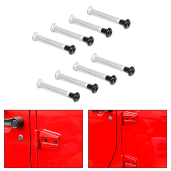 

Areyourshop 8PCS Door Hinge Pin Liners Bushing Screw fit For Wrangler JK 2007-2017 4Door Car Exterior Accessoreis Parts