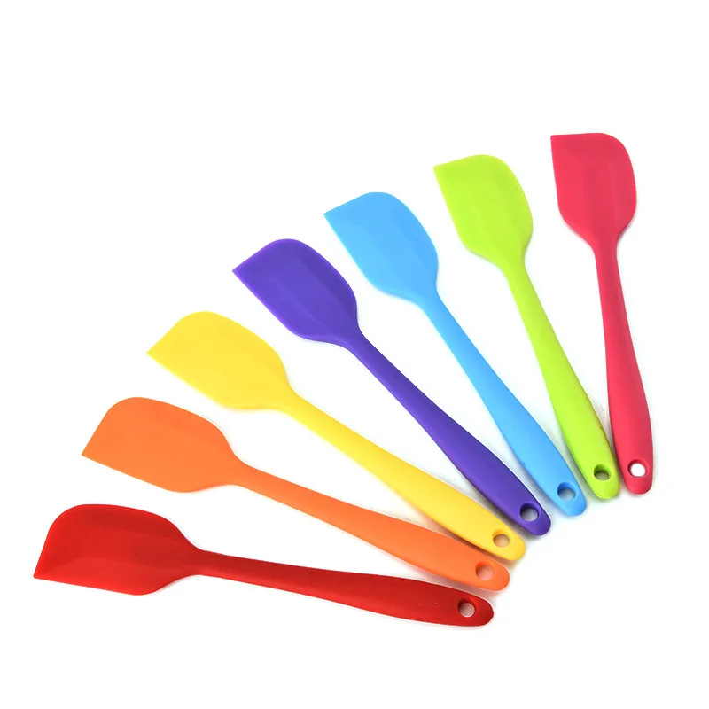 1PC Silicone Baking Spatula Heat-Resistant Spatula Cake DIY Pancake Flipper Outdoor BBQ Home Pastry Baking Kitchen Tools
