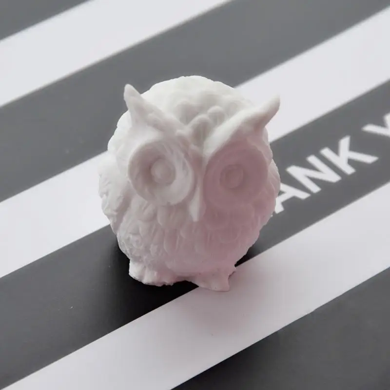 DIY ручной работы лампы в форме свечи прессформы 3D сова силиконовые Свеча делая модель Многоразовые ароматические свечи воск пресс-форм для формовки пресс-форм