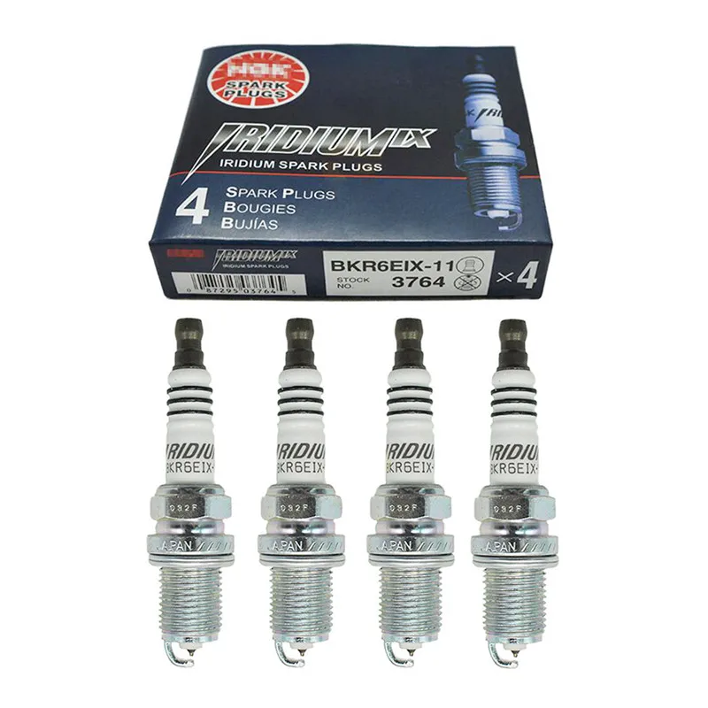 4 шт. свечи зажигания форсунки зажигания Иридиум 3764 для Toyota Lexus Honda Suzuki BKR6EIX-11/3764 свечи зажигания Subaru